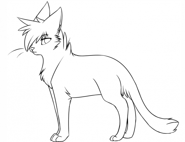 Stylish Kitty coloring page image