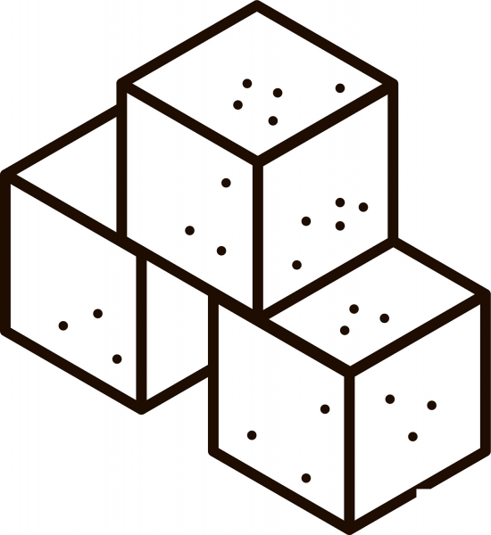 Sugar Cubes coloring page image