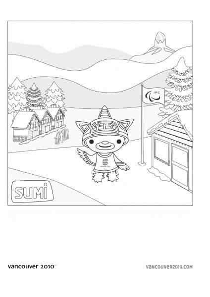Sumi  coloring page image