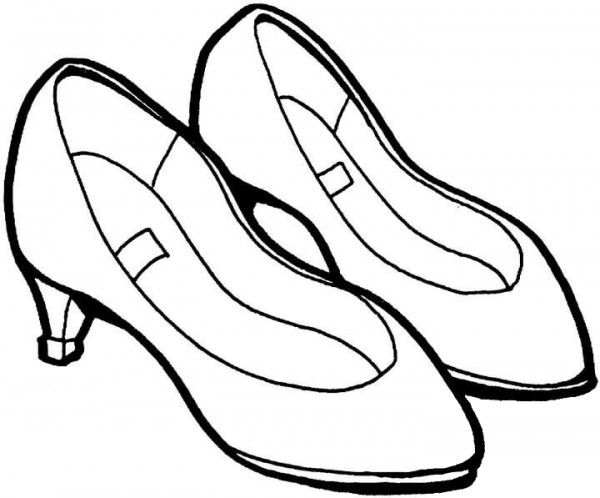 Summer Shoes  coloring page image