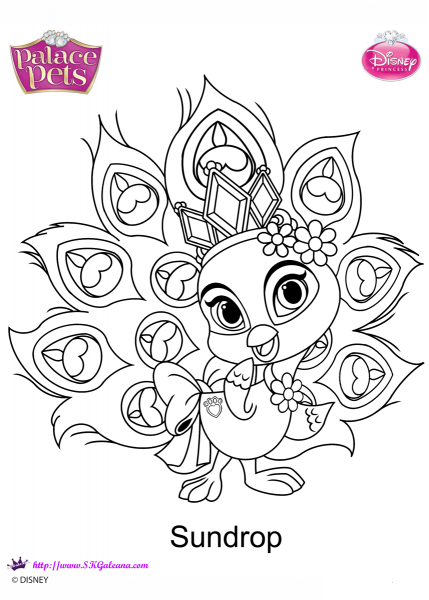 Sundrop Princesss coloring page image