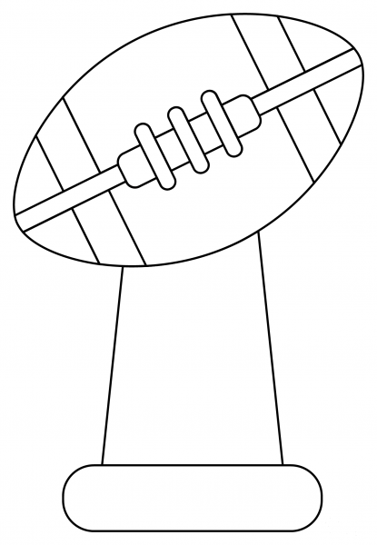 Super Bowl coloring page image