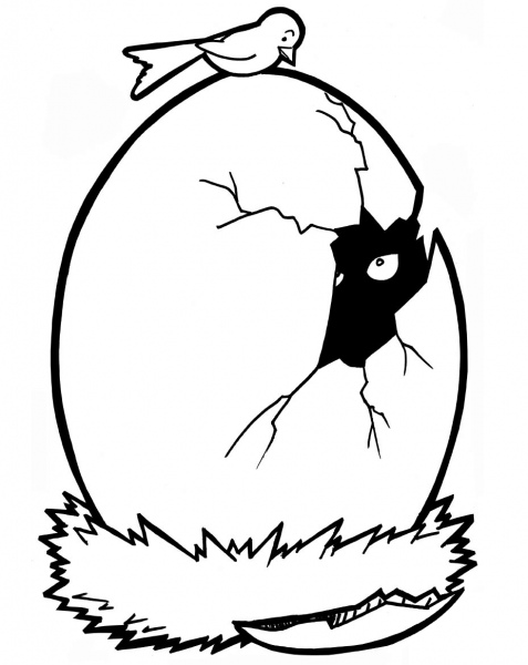 Surprise coloring page image