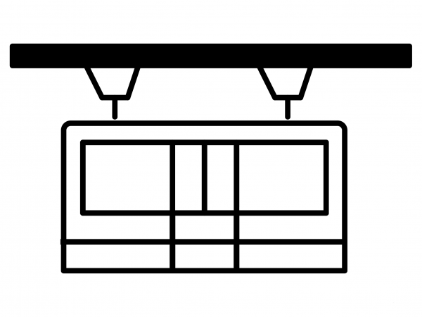 Suspension Railway Emoji coloring page image