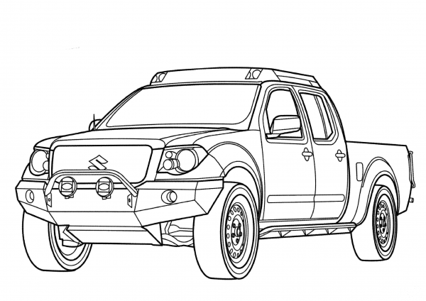 Suzuki Equator  coloring page image