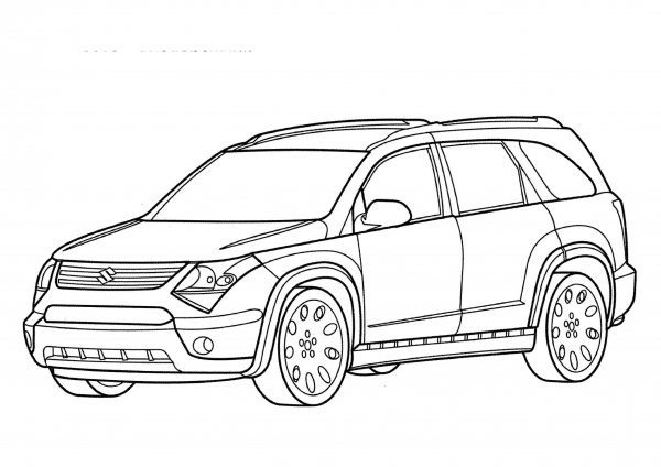 Suzuki Flix  coloring page image