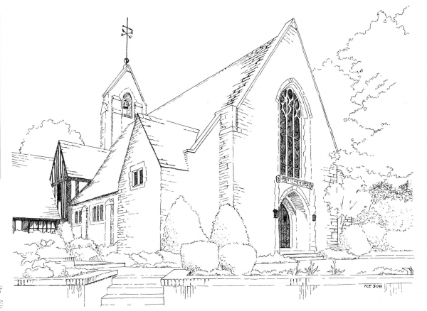 Swedenborgian Church Pittsburgh coloring page image