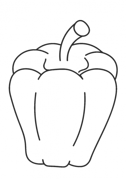 Sweet Pepper coloring page image