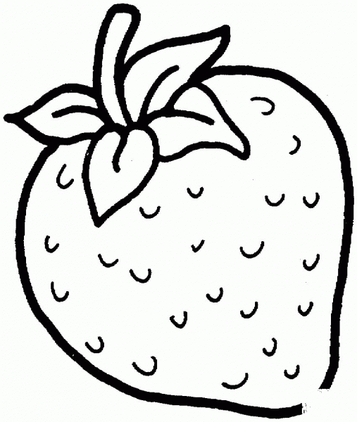 Sweet Strawberry  coloring page image