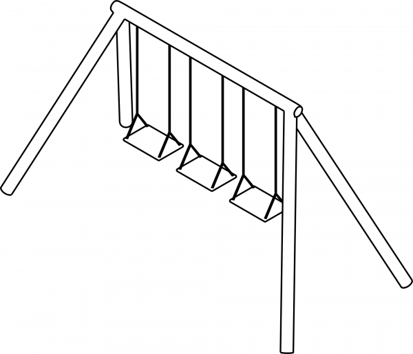 Swing coloring page image