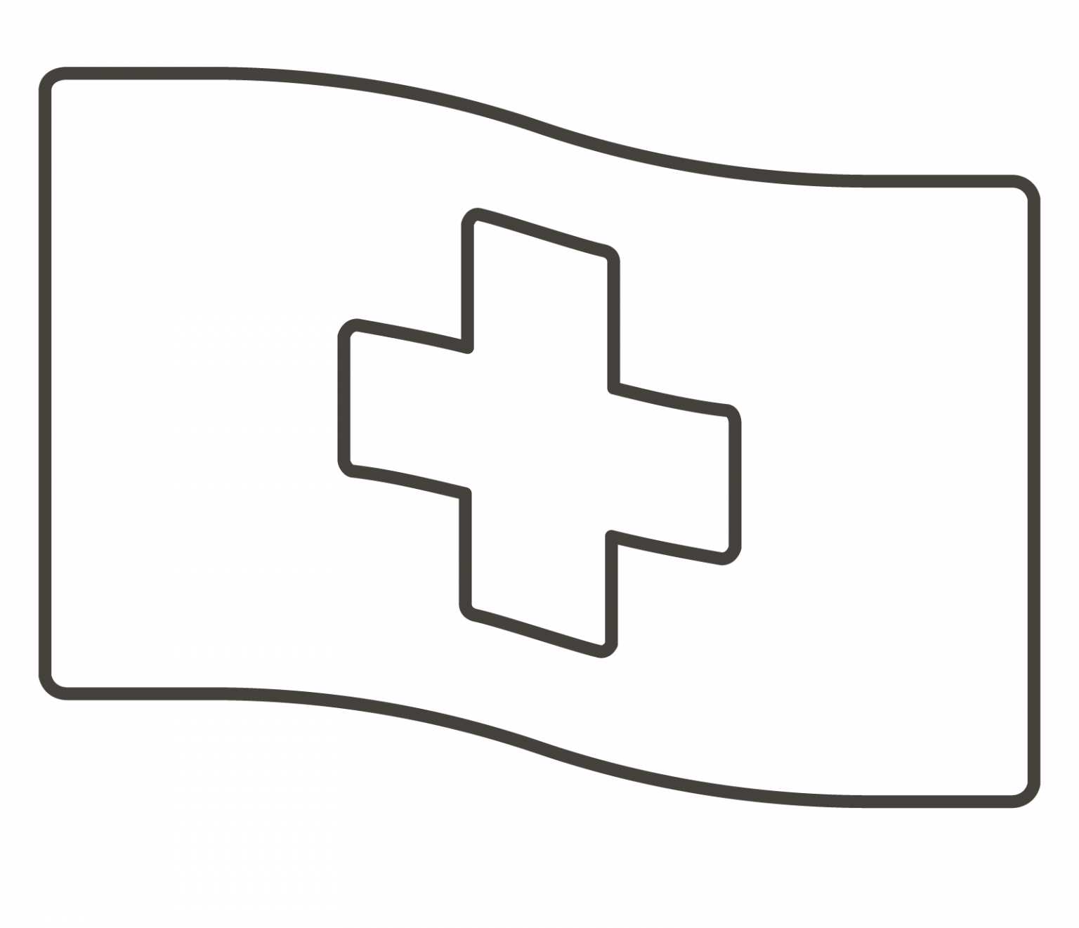 Switzerland Flag coloring page ColouringPages Switzerland Flag coloring page ColouringPages