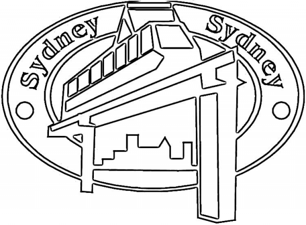 Sydney  coloring page image
