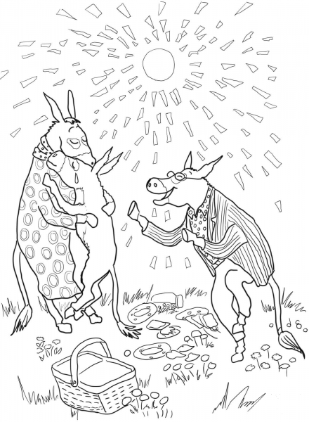 Sylvester is Found coloring page image