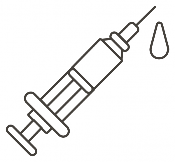 Syringe coloring page image