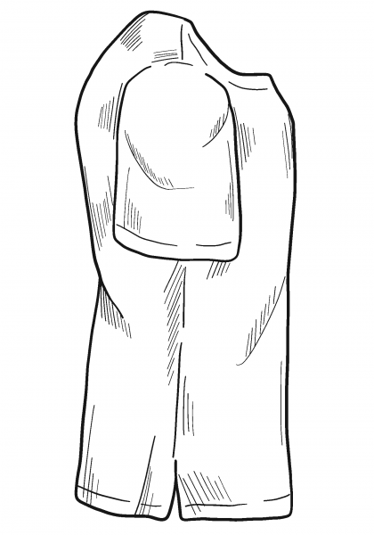T-Shirt coloring page image