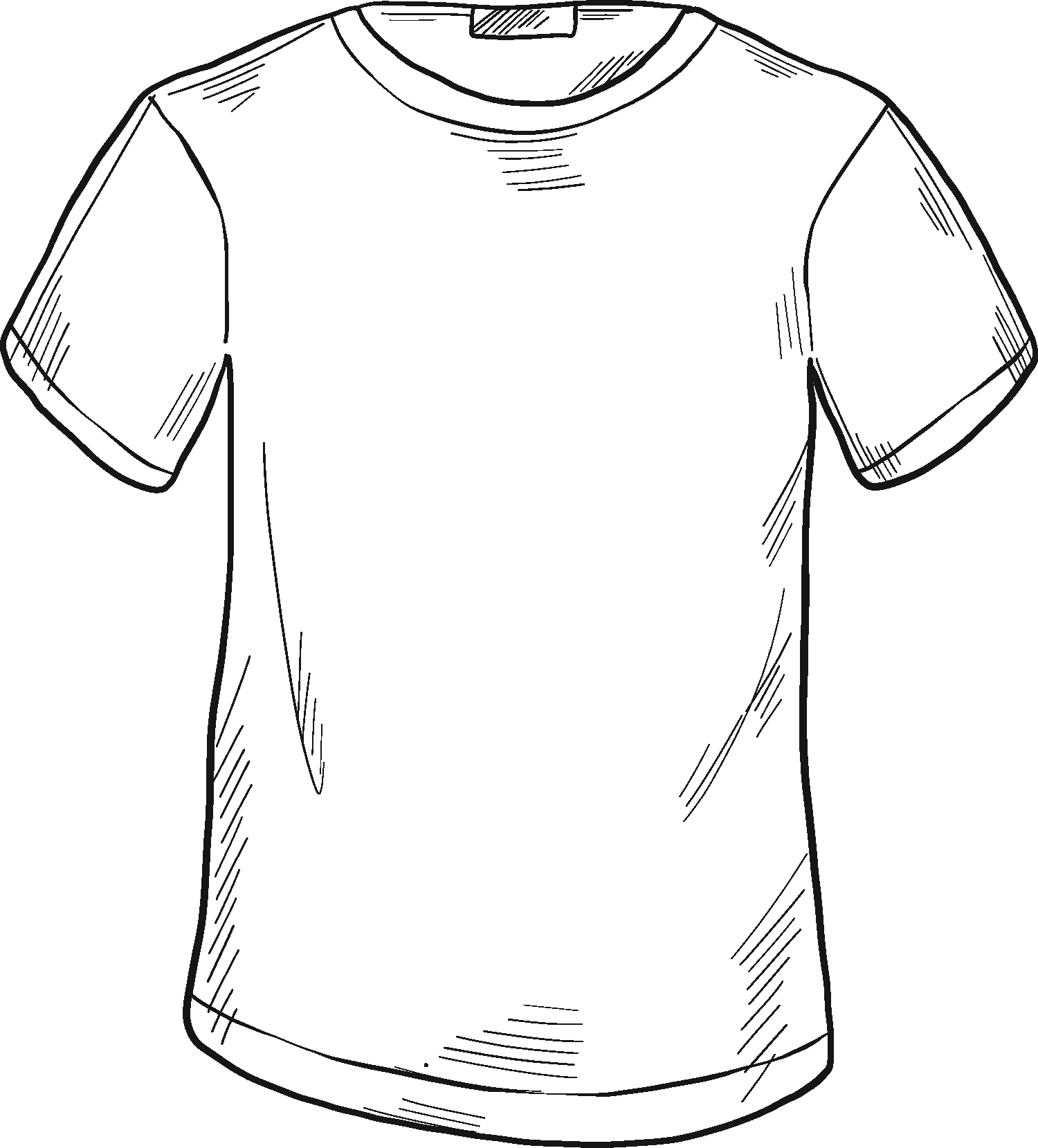 T-Shirt coloring page - ColouringPages
