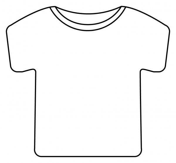 T-Shirt Emoji coloring page image