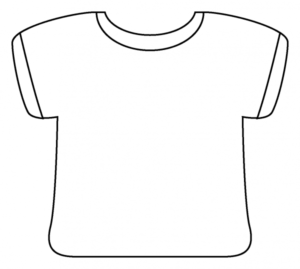 T-Shirt Emoji coloring page image