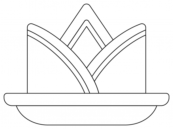 Table Napkin coloring page image