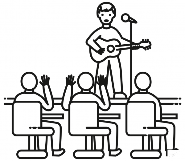 Talent Show coloring page image