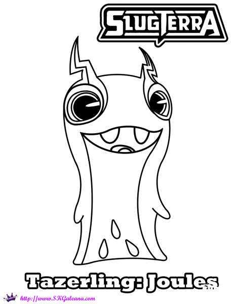 Tazerling Joules coloring page image