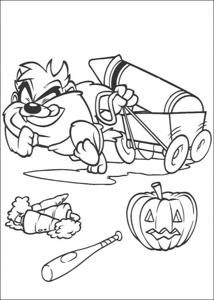 Tazmania  coloring page image