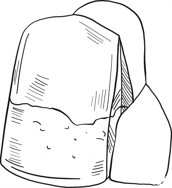Tea Bag coloring page image