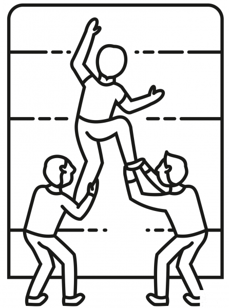 Team Building coloring page image