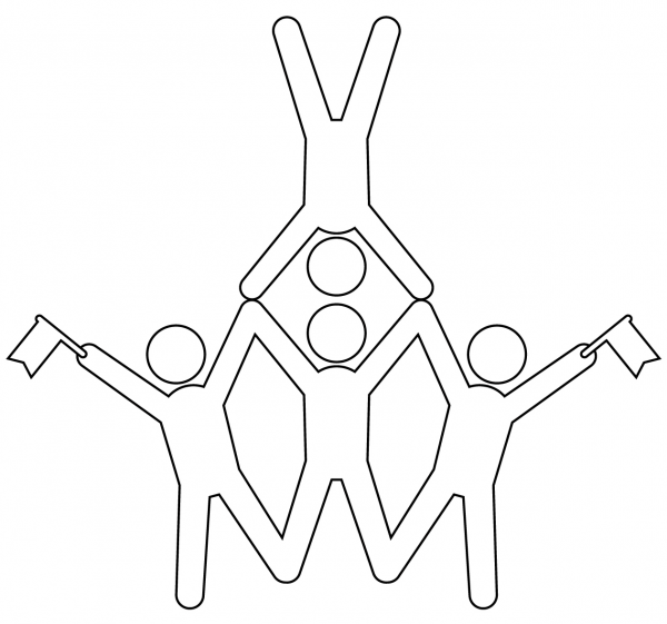Team Building coloring page image