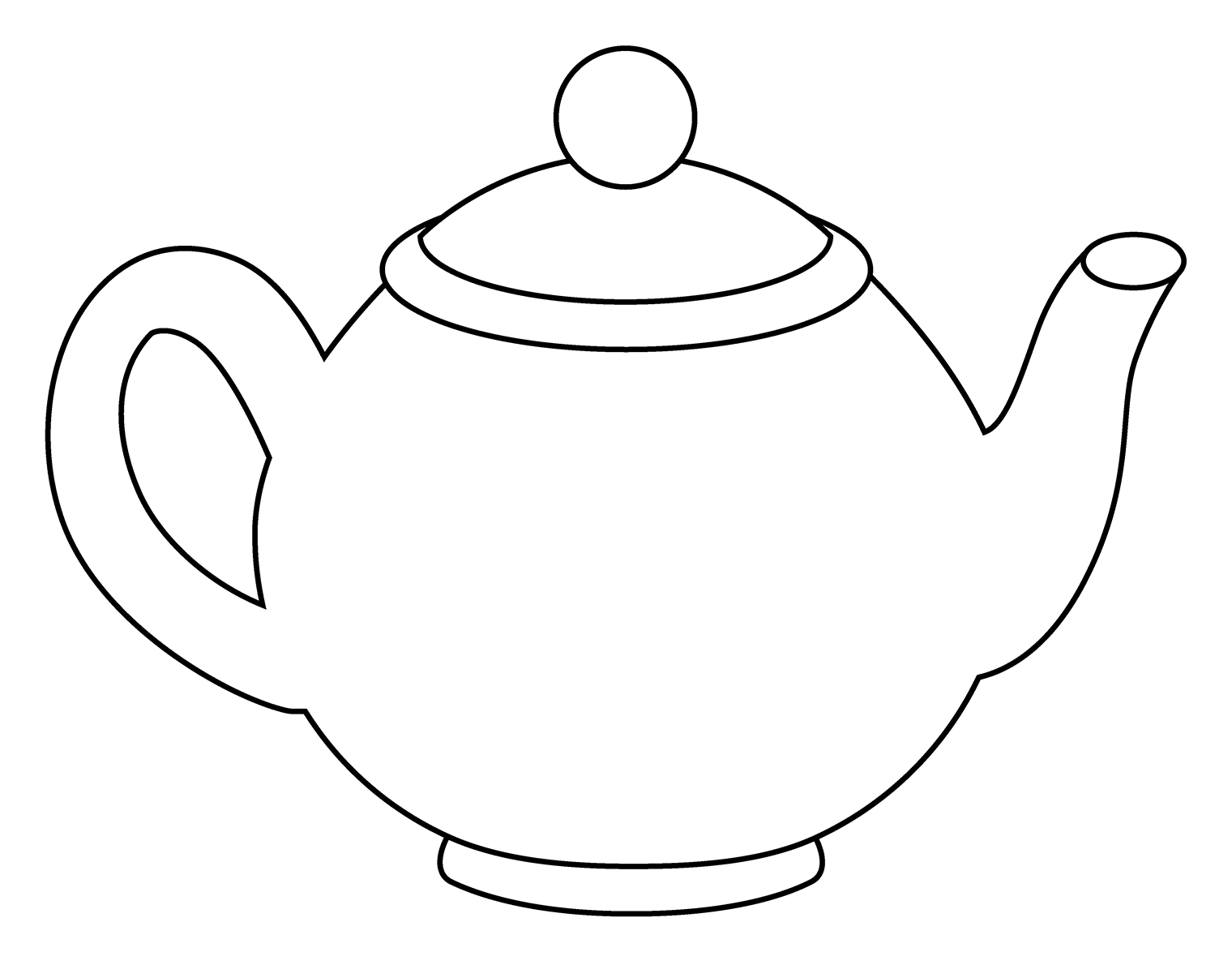 Teapot Emoji Coloring Page - Colouringpages