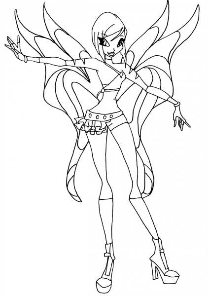 Tecna  coloring page image