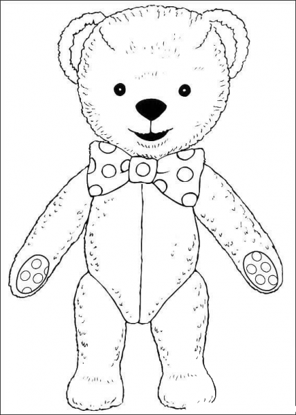 Teddy Bear  coloring page image