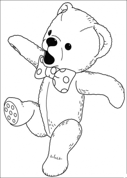 Teddy Bear  coloring page image