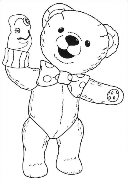 Teddy Bear coloring page image