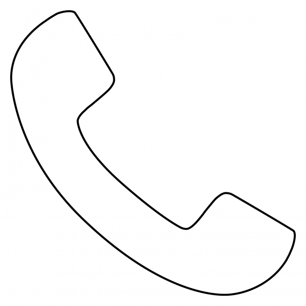 Telephone Receiver Emoji coloring page image