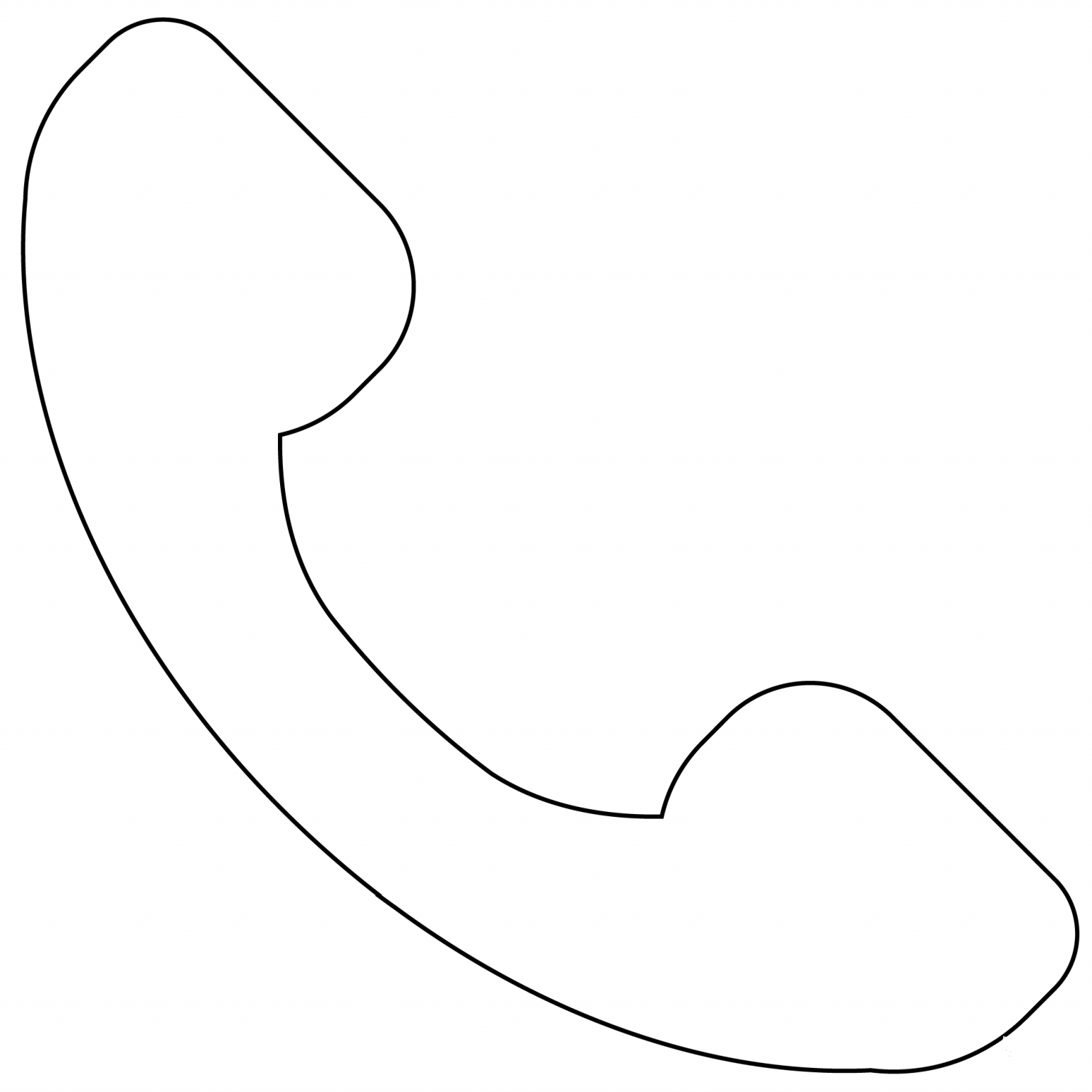 Telephone Receiver Emoji coloring page - ColouringPages