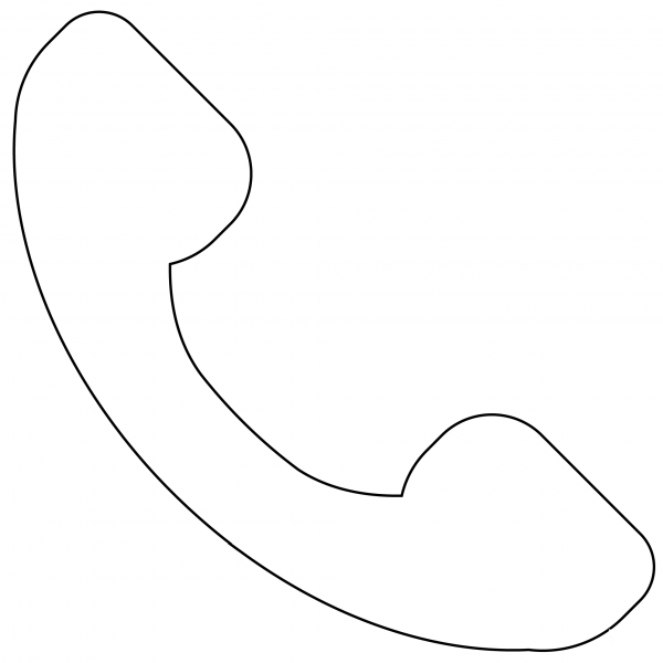 Telephone Receiver Emoji coloring page image