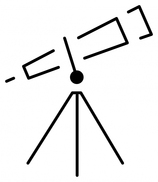 Telescope Emoji coloring page image