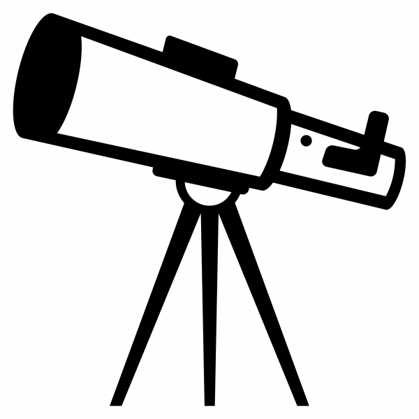 Telescope Emoji coloring page image