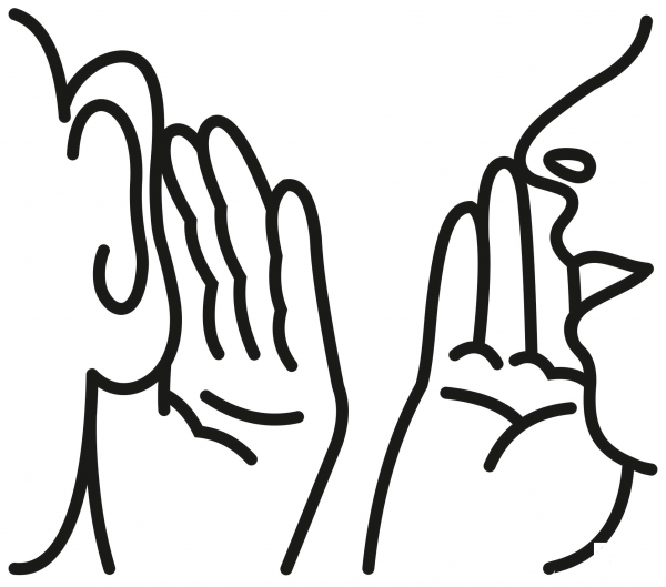 Telling Secret coloring page image