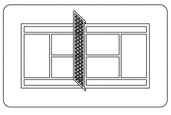 Tennis Court coloring page image
