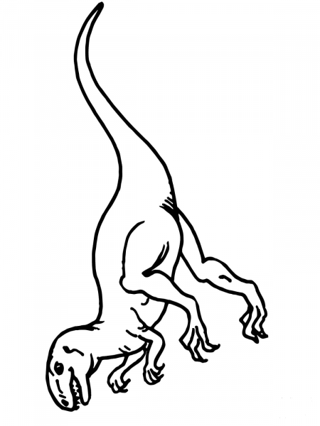 Teratosaurus Dino coloring page image