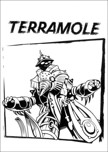 Terramole  coloring page image