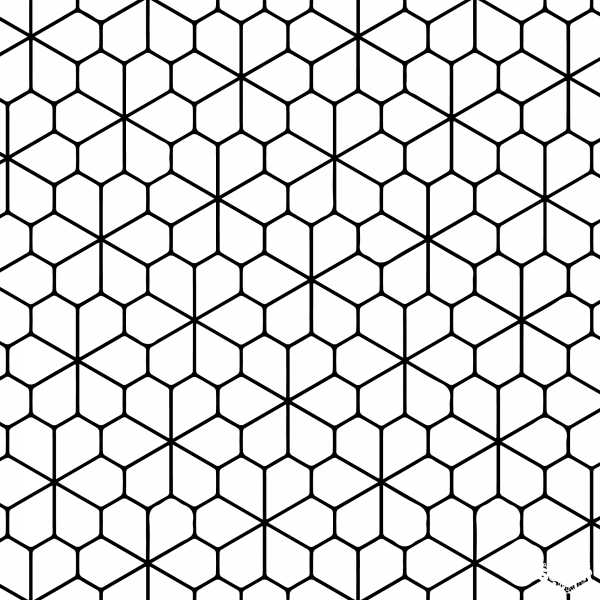 Tessellation with Floret Pentagonal Tiling coloring page image