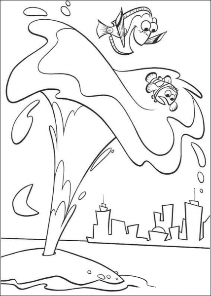 Thank You, Whale! coloring page image