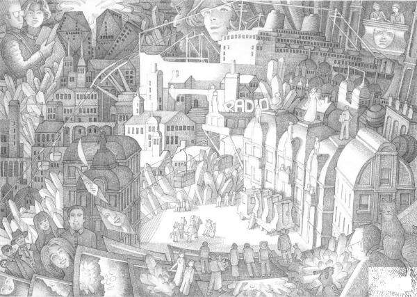 The City of Minerals coloring page image