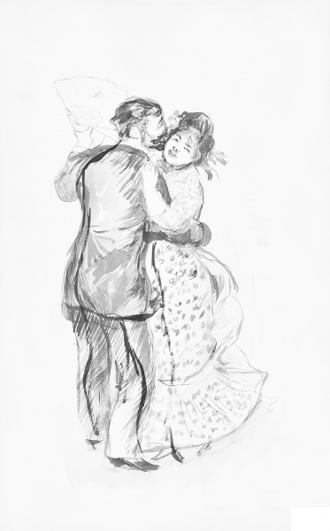 The Dance in the Country coloring page image