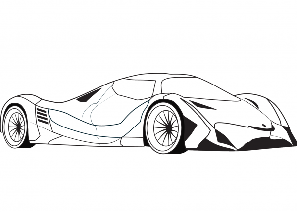 The Devel Sixteen coloring page image