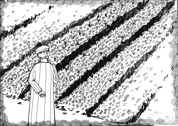 The Ground of a Certain Rich Man Yielded an Abundant Harvest coloring page image