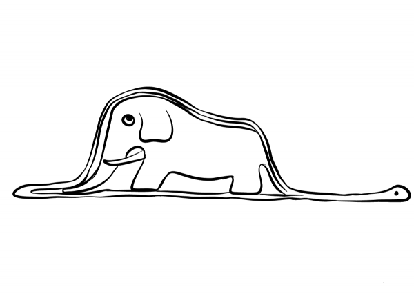 The Inside of the Boa Constrictor coloring page image